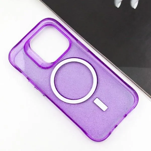 Чехол TPU Radiance with Magnetic Fit для Apple iPhone 14 Pro (6.1") — Фиолетовый — фото 4