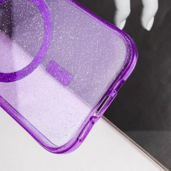 Чехол TPU Radiance with Magnetic Fit для Apple iPhone 14 Pro (6.1") — Фиолетовый — фото 5