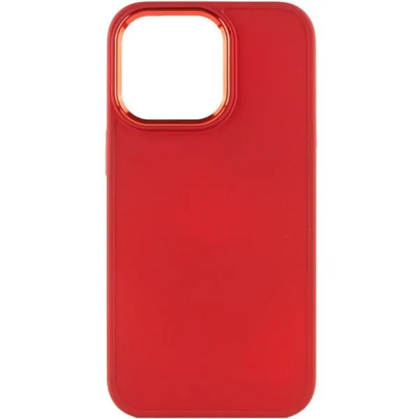 TPU чехол Bonbon Metal Style для Apple iPhone 14 Pro (6.1") — Красный — фото 2