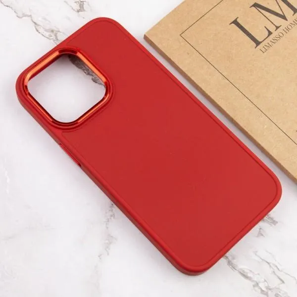 TPU чехол Bonbon Metal Style для Apple iPhone 14 Pro (6.1") — Красный — фото 4