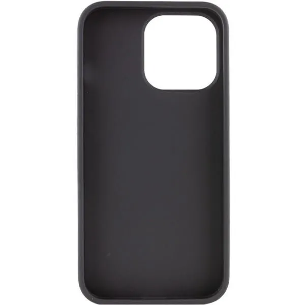 TPU чохол Bonbon Metal Style для Apple iPhone 14 Pro (6.1") — Чорний — фото 3