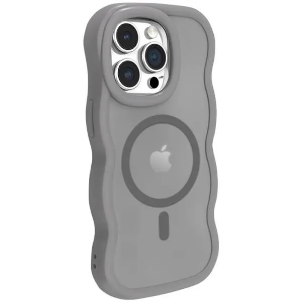 Чохол TPU+PC Undine with Magnetic Fit для Apple iPhone 14 Pro (6.1") — Сірий — фото 2
