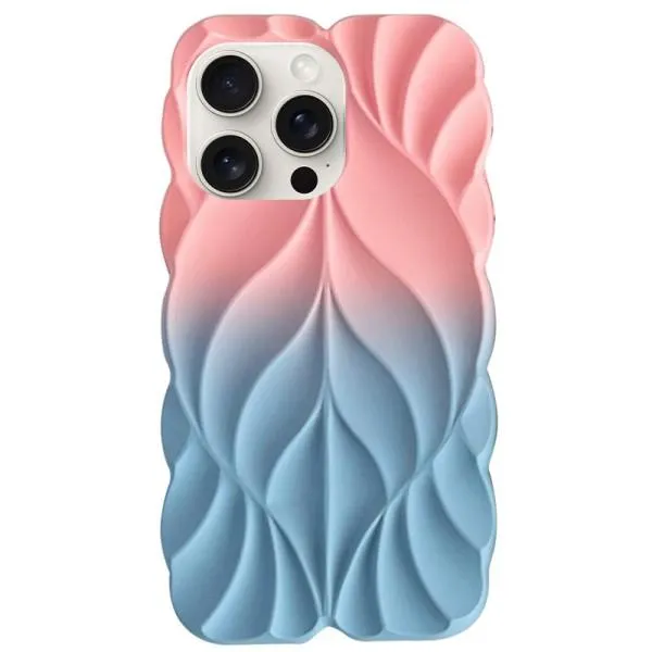TPU чохол Leaf для Apple iPhone 14 Pro (6.1") — Рожевий — фото 1