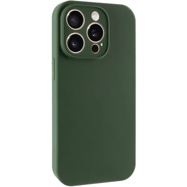 Чехол Silk Full Camera Protective (AA) NO LOGO для Apple iPhone 14 Pro (6.1") — Зеленый — фото 1