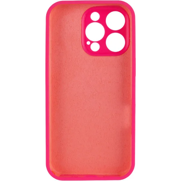 Чехол Silk Full Camera Protective (AA) NO LOGO для Apple iPhone 14 Pro (6.1") — Розовый — фото 3