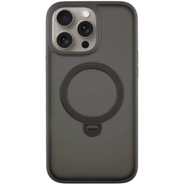 Чехол Ummi Colorful with Magnetic Fit HQ Ring для Apple iPhone 14 Pro (6.1") — Черный — фото 2