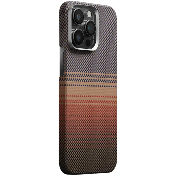 Чехол PC Carbon Protection Slim with Magnetic Fit для Apple iPhone 14 Pro (6.1") — Красный — фото 1