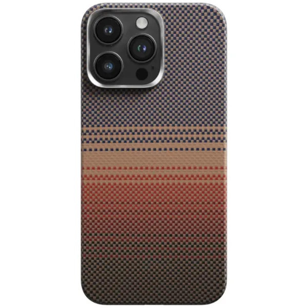 Чехол PC Carbon Protection Slim with Magnetic Fit для Apple iPhone 14 Pro (6.1") — Красный — фото 2