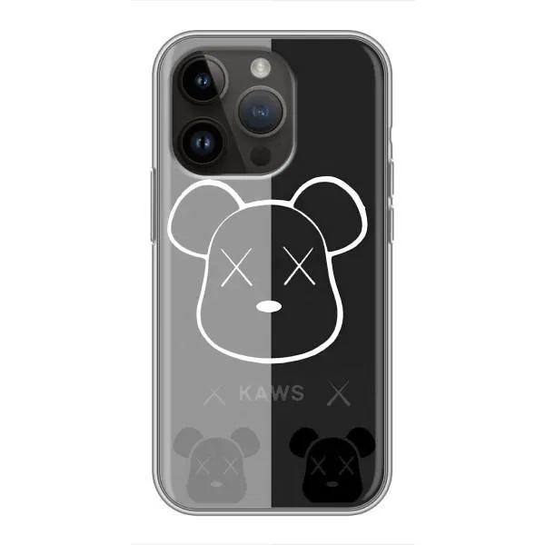 Чехол с принтом «БеарБрик глаза» для iPhone 14 Pro