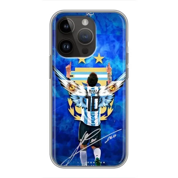 Чехол с принтом «Месси сборная» для iPhone 14 Pro