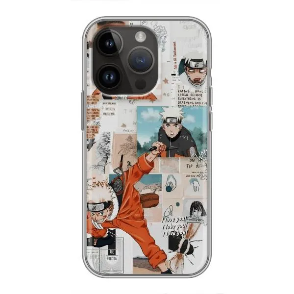 Чехол с принтом «Наруто Комиксы» для iPhone 14 Pro