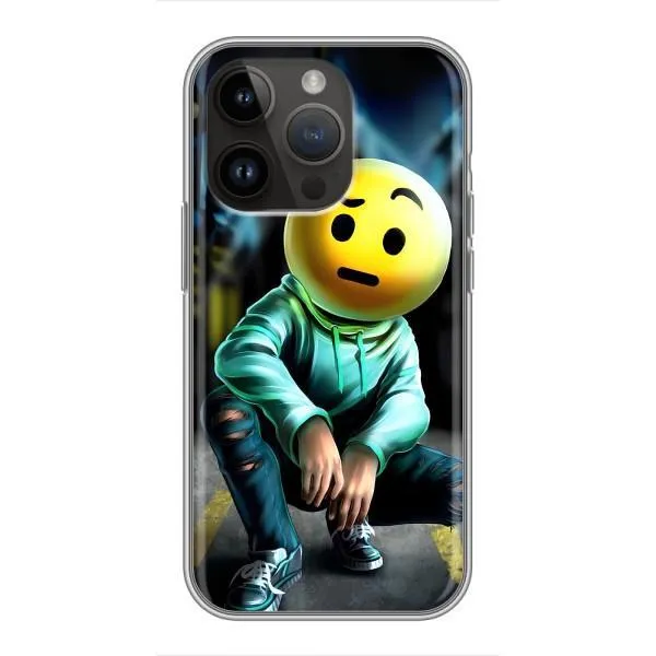 Чехол с принтом «Парень смайл» для iPhone 14 Pro Чехол с принтом «Парень смайл» для iPhone 14 Pro
