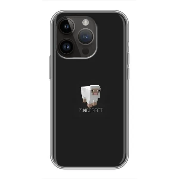 Чехол с принтом «Овечка Майнкрафт» для iPhone 14 Pro Чехол с принтом «Овечка Майнкрафт» для iPhone 14 Pro