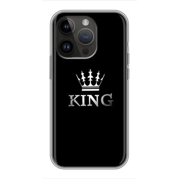 Чехол с принтом «KING» для iPhone 14 Pro