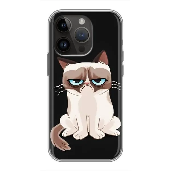 Чехол с принтом «Грустный кот» для iPhone 14 Pro Чехол с принтом «Грустный кот» для iPhone 14 Pro