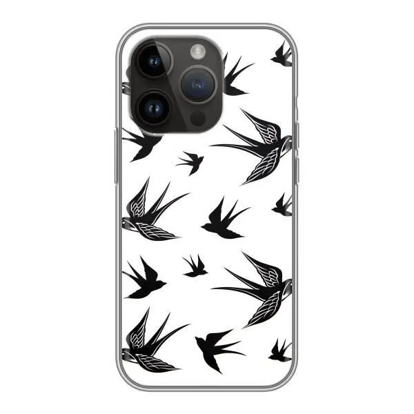 Чехол с принтом «Ласточки» для iPhone 14 Pro
