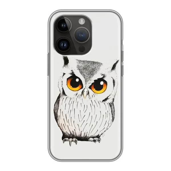 Чехол с принтом «Милая Сова» для iPhone 14 Pro