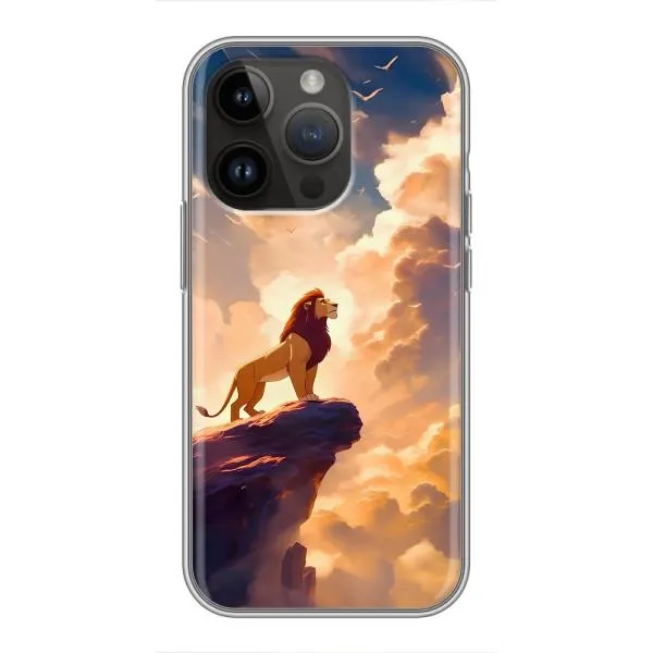 Чехол с принтом «Симба на скале» для iPhone 14 Pro Чехол с принтом «Симба на скале» для iPhone 14 Pro
