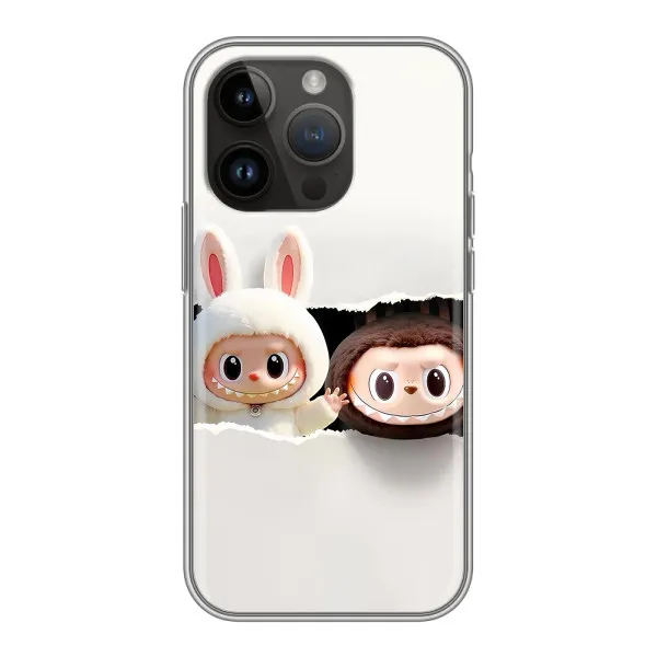 Чехол с принтом «Лабубу» для iPhone 14 Pro
