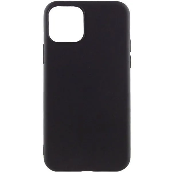 Силиконовый чехол Candy для Apple iPhone 14 (6.1") — Черный — фото 1