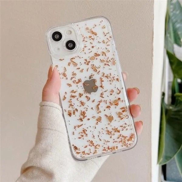 TPU чехол Golg Glitter для Apple iPhone 14 — фото 1 TPU чехол Golg Glitter для Apple iPhone 14 — фото 1
