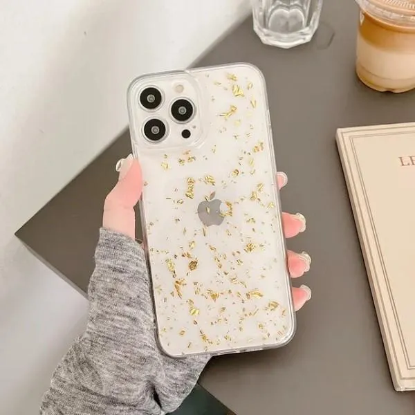 TPU чехол Golg Glitter для Apple iPhone 14 — фото 2 TPU чехол Golg Glitter для Apple iPhone 14 — фото 2