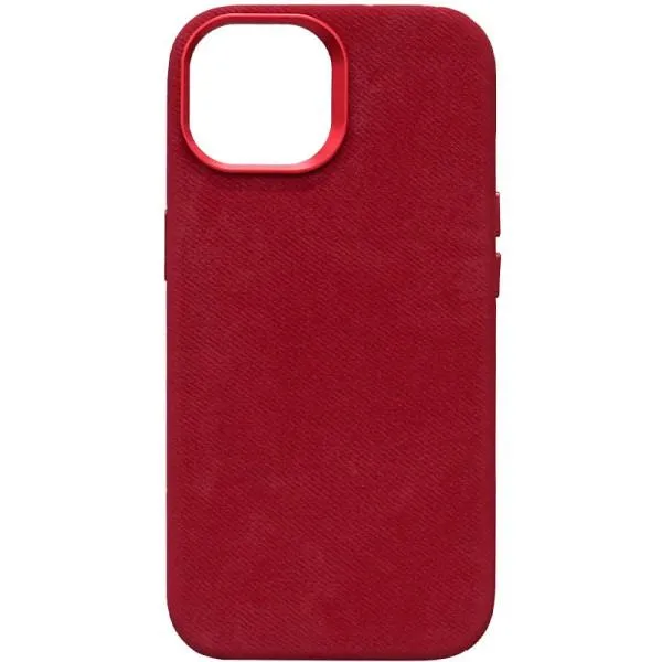 Чохол Denim with MagSafe для Apple iPhone 14 (6.1") — Червоний — фото 1