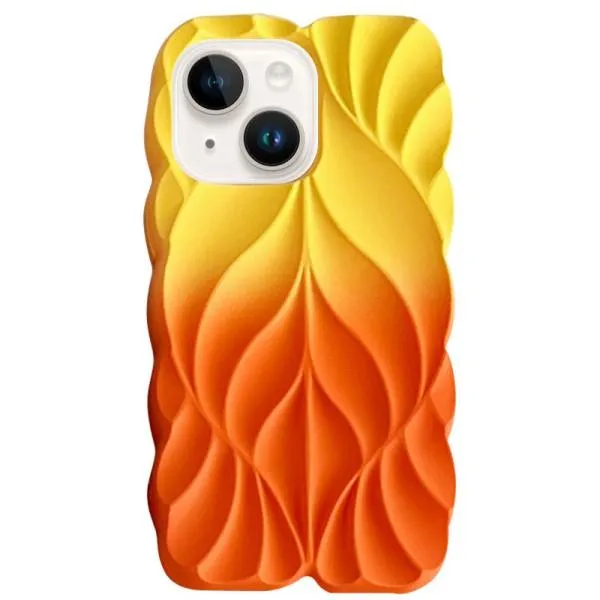 TPU чехол Leaf для Apple iPhone 14 / 13 (6.1") — Желтый