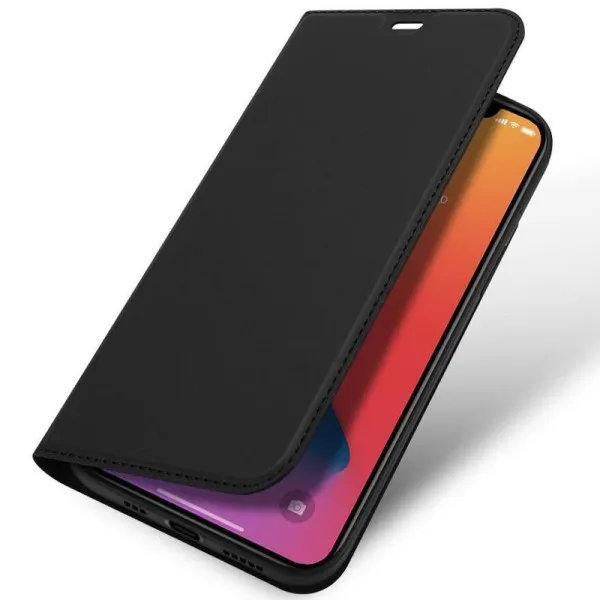 Чехол-книжка Dux Ducis с карманом для визиток для Apple iPhone 14 / 13 (6.1") — Черный — фото 2