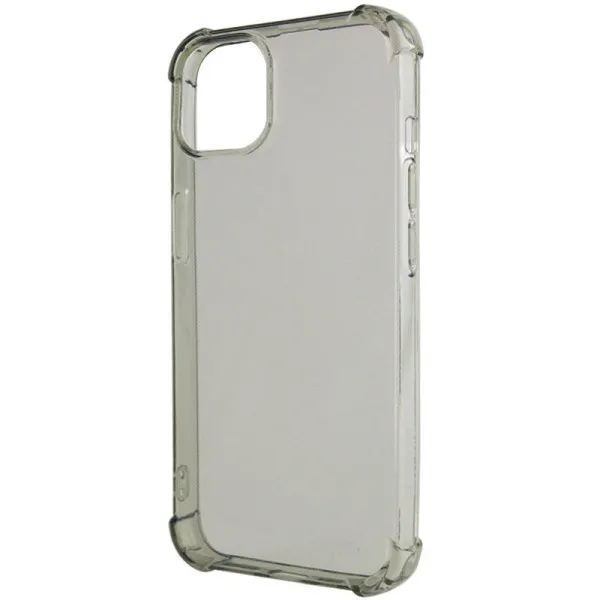 TPU чохол GETMAN Ease logo посилені кути для Apple iPhone 14 (6.1") — Сірий (прозорий) — фото 3