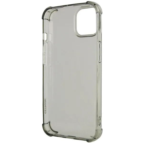 TPU чохол GETMAN Ease logo посилені кути для Apple iPhone 14 (6.1") — Сірий (прозорий) — фото 4