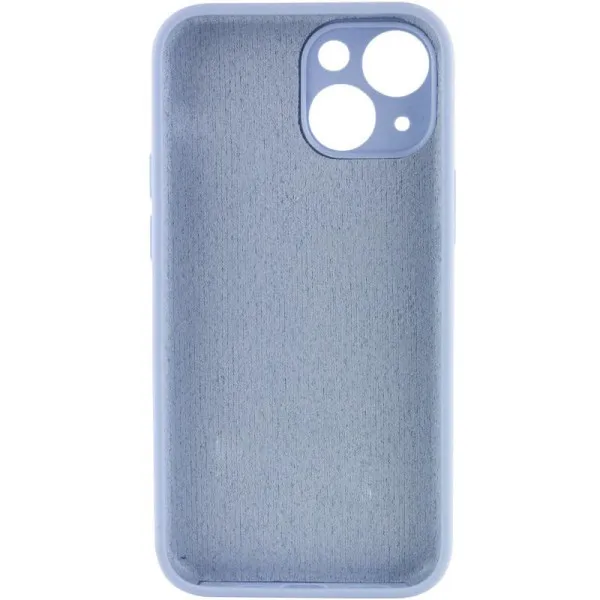 Чохол Silk Full Camera Protective (AA) NO LOGO для Apple iPhone 14 (6.1") — Блакитний — фото 2