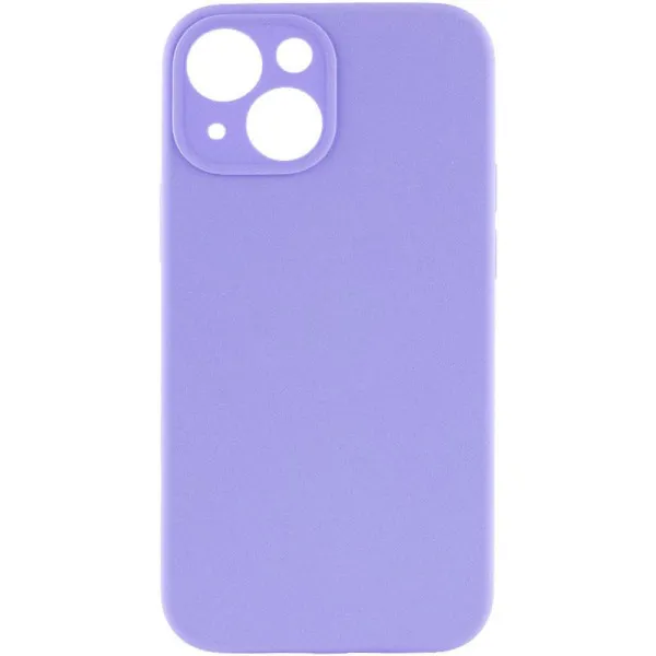 Чехол Silk Full Camera Protective (AA) NO LOGO для Apple iPhone 14 (6.1") — Сиреневый — фото 1 Чехол Silk Full Camera Protective (AA) NO LOGO для Apple iPhone 14 (6.1") — Сиреневый — фото 1