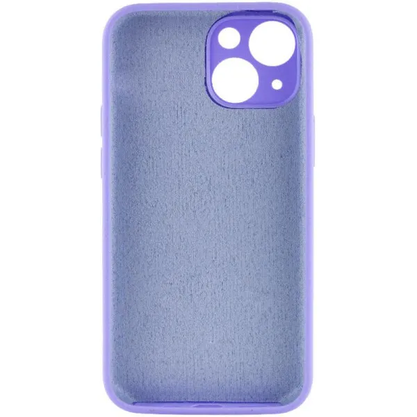 Чехол Silk Full Camera Protective (AA) NO LOGO для Apple iPhone 14 (6.1") — Сиреневый — фото 2 Чехол Silk Full Camera Protective (AA) NO LOGO для Apple iPhone 14 (6.1") — Сиреневый — фото 2