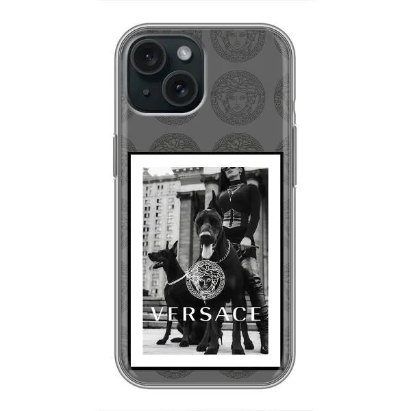 Чехол с принтом «Версаче» для iPhone 14