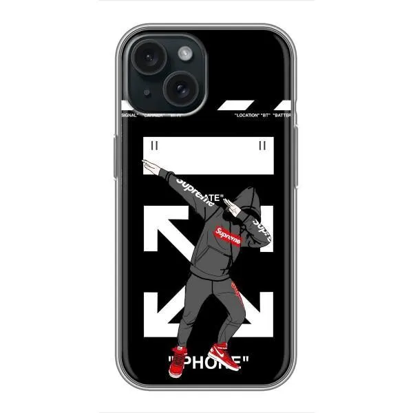 Чехол с принтом «Суприм» для iPhone 14