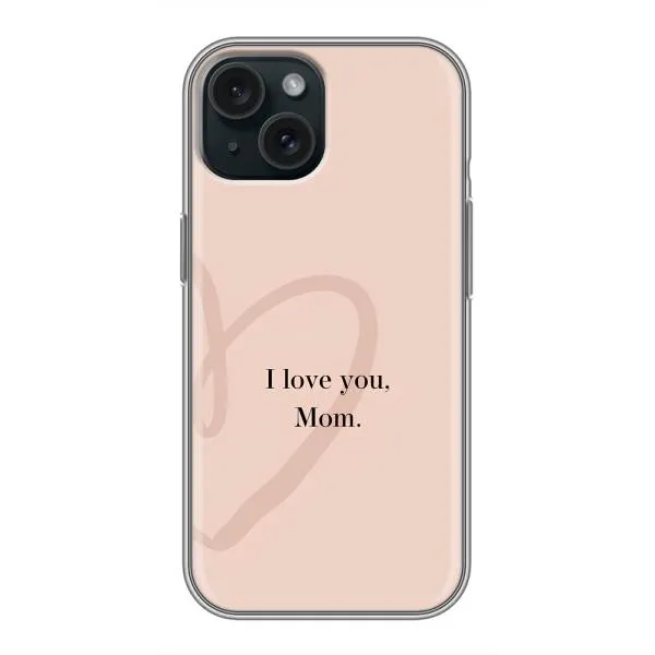 Чехол с принтом «Сердце маме» для iPhone 14