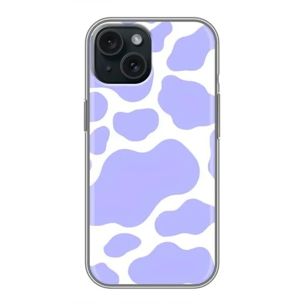 Чехол с принтом «Фиолетова Буренка» для iPhone 14