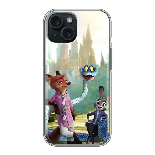 Чехол с принтом «Герои мультфильма Зверополис» для iPhone 14