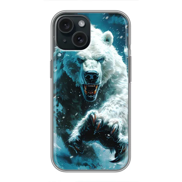 Чехол с принтом «Полярный медведь» для iPhone 14