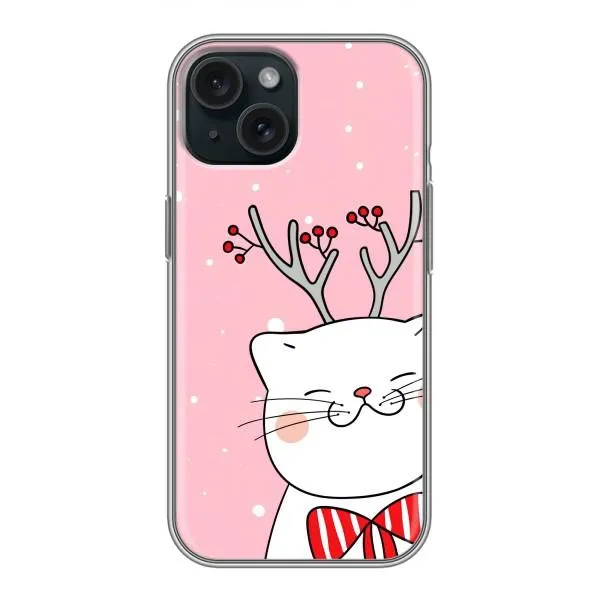 Чехол с принтом «Зимний кот» для iPhone 14 Чехол с принтом «Зимний кот» для iPhone 14