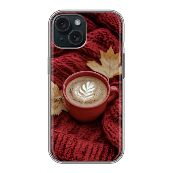 Чехол с принтом «Кофе на пледе» для iPhone 14