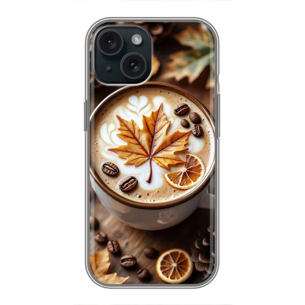 Чехол с принтом «Пряный кофе» для iPhone 14