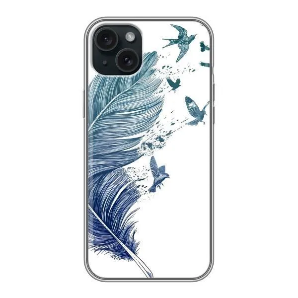 Чехол с принтом «Перышко» для iPhone 14 Plus