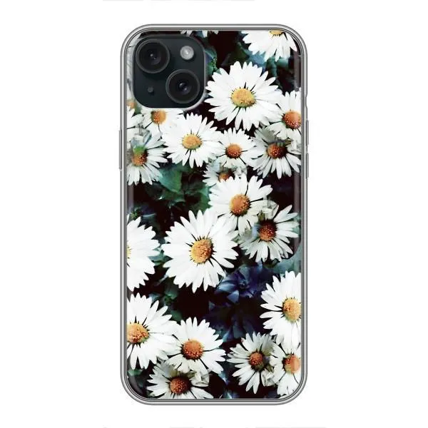 Чехол с принтом «Ромашки» для iPhone 14 Plus