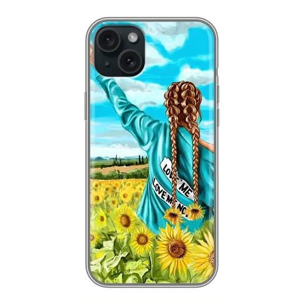 Чехол с принтом «Украиночка» для iPhone 14 Plus