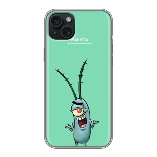 Чехол с принтом «Персонаж Планктон» для iPhone 14 Plus