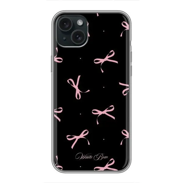 Чехол с принтом «Банты на черном» для iPhone 14 Plus