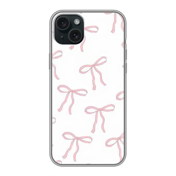 Чехол с принтом «Розовые бантики» для iPhone 14 Plus