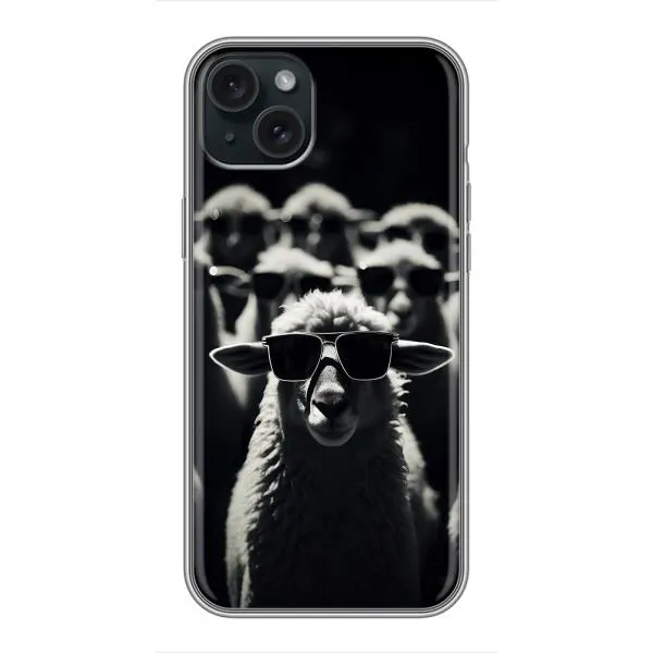Чехол с принтом «Овечка в очках» для iPhone 14 Plus Чехол с принтом «Овечка в очках» для iPhone 14 Plus